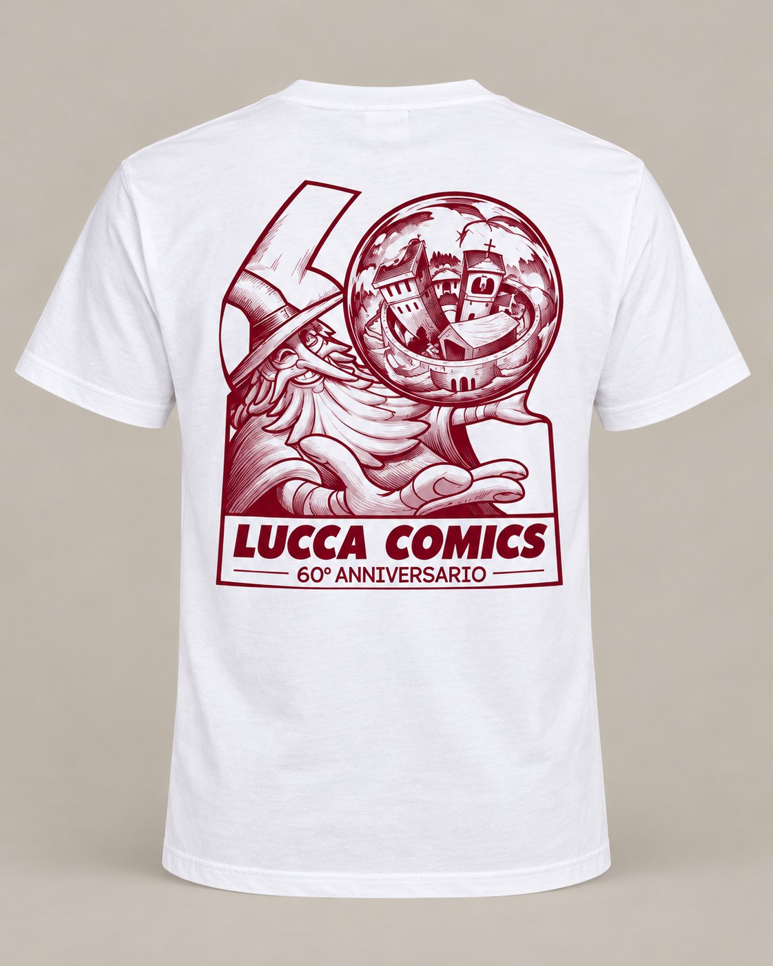 T-shirt Lucca Comics 60° · Donna