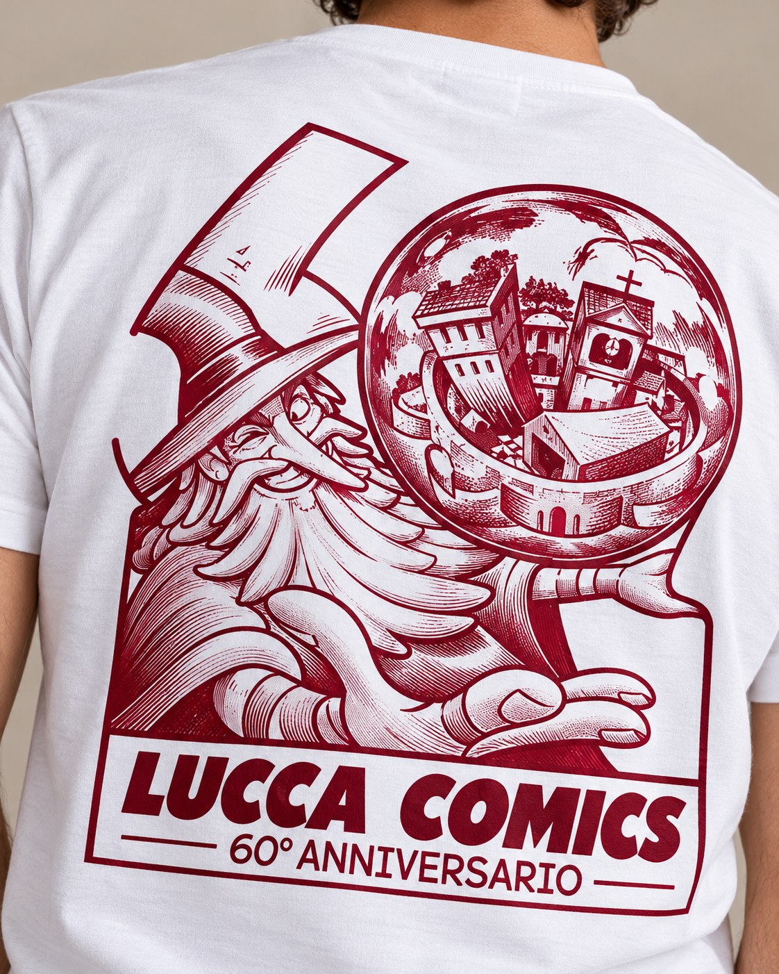T-shirt Lucca Comics 60° · Uomo