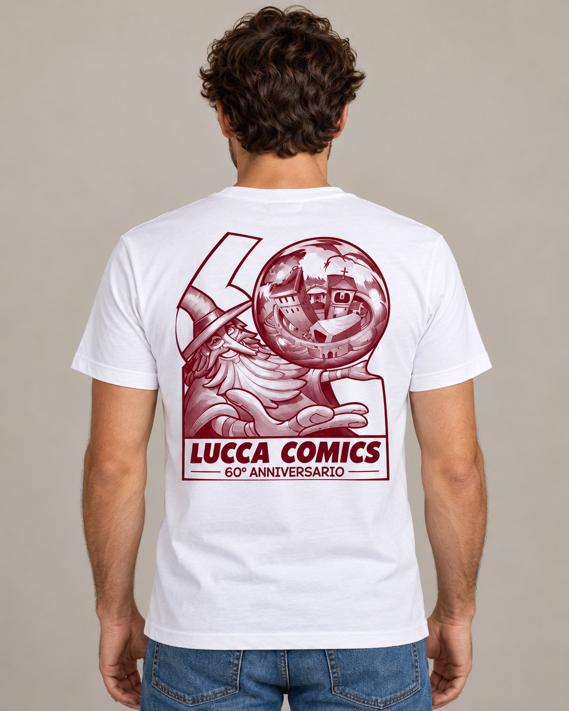 T-shirt Lucca Comics 60° · Uomo