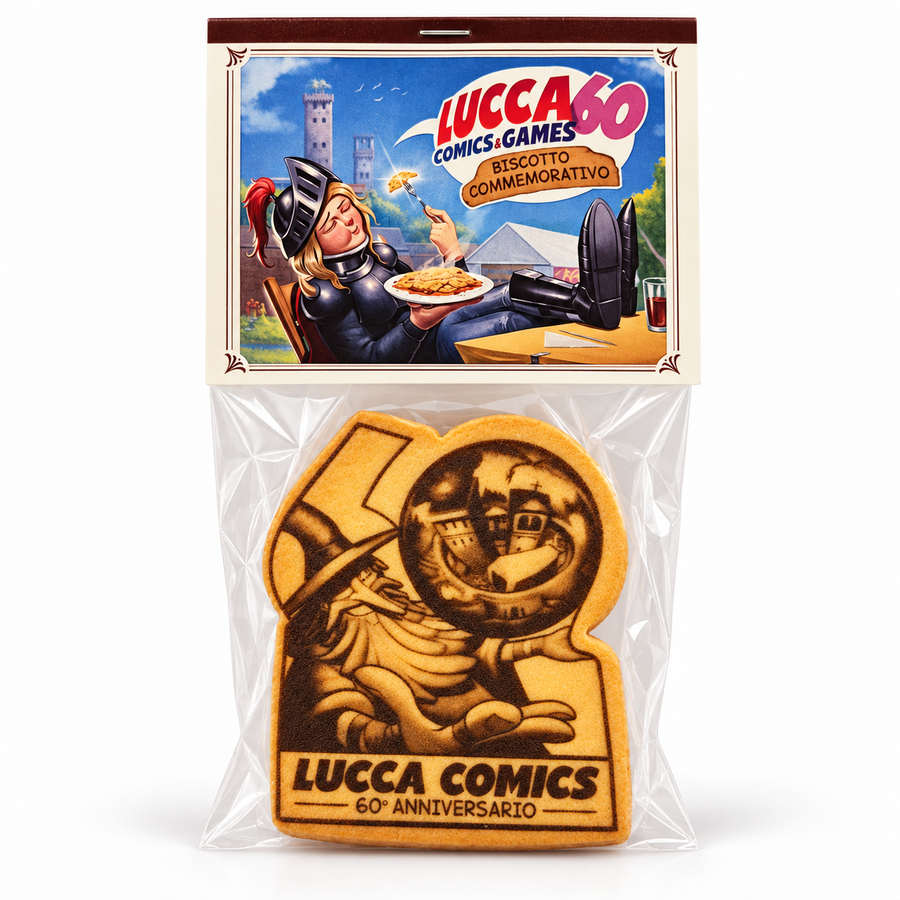 Biscotto commemorativo · Lucca Comics 60° anniversario