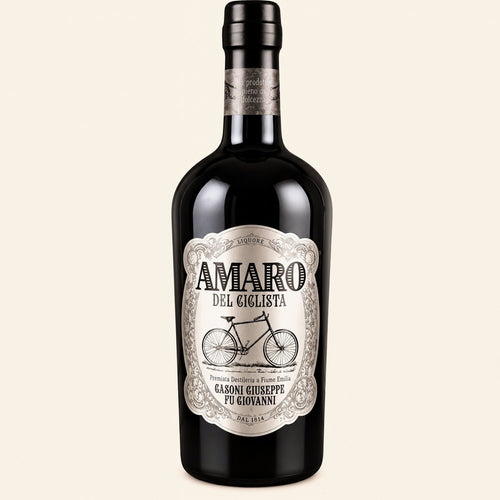 Amaro del Ciclista di Casoni: bottiglia, etichetta frontale