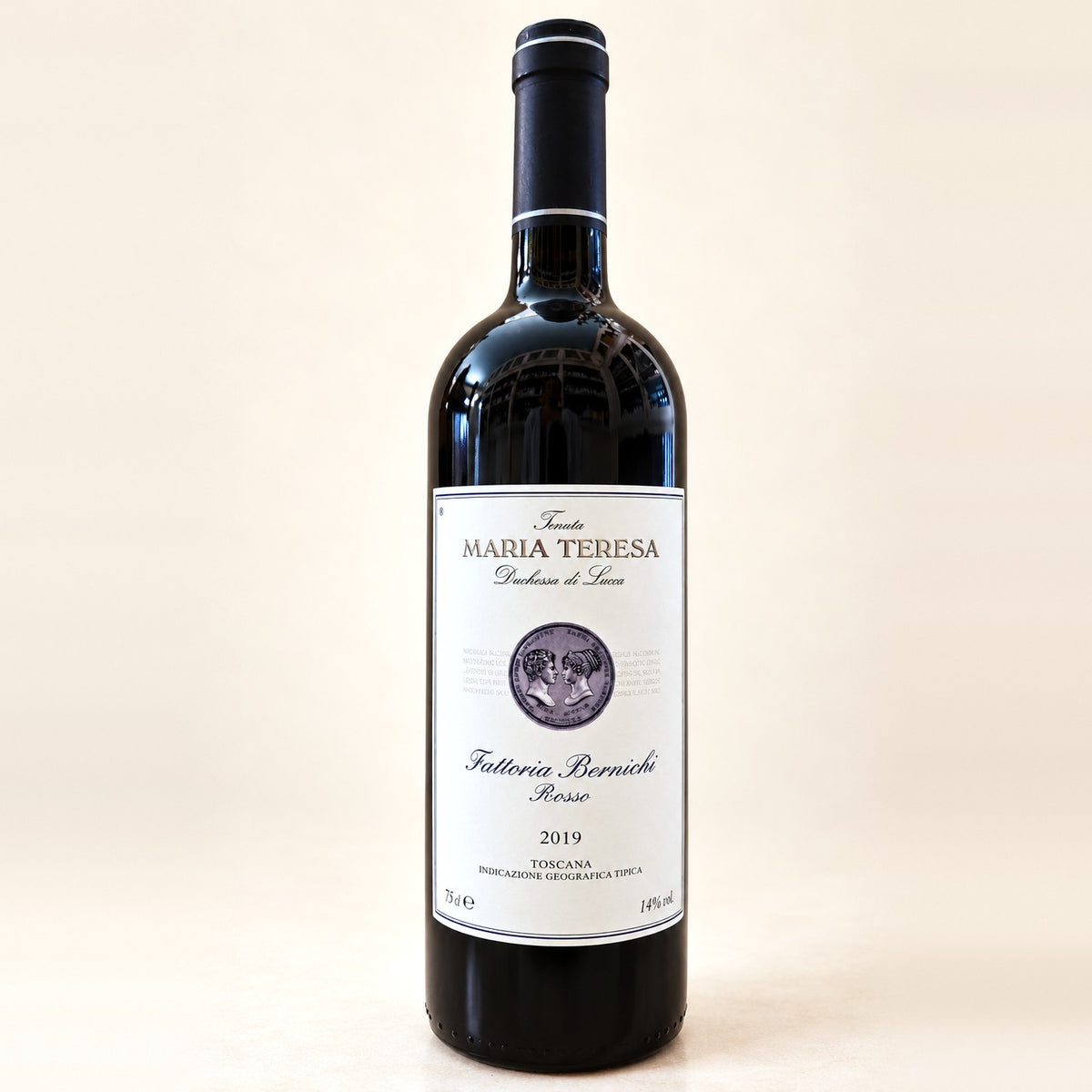 Fattoria Bernicchi Rosso 2019 di Tenuta Maria Teresa: bottiglia, etichetta frontale